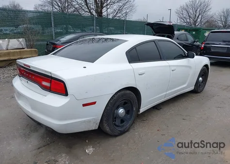 2014 Dodge Charger Police из США, поврежденный, VIN 2C3CDXAT0EH367779